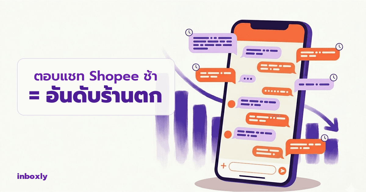ตอบแชท Shopee ช้า = อันดับร้านตก: ทำไม CRR สำคัญและจะแก้ยังไง